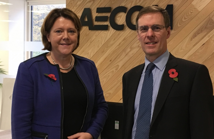 MARIA WITH AECOM CEO