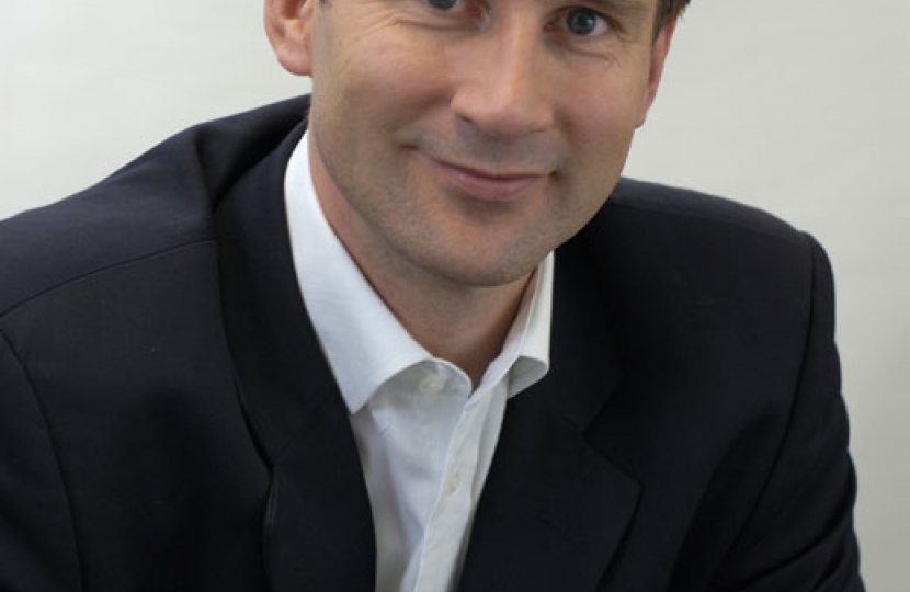 The Rt. Hon. Jeremy Hunt, MP