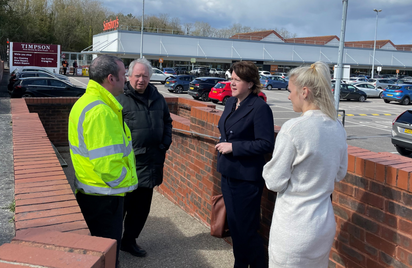 Maria Miller recently visited Sainsbury’s