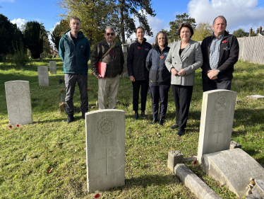 Maria Miller visits local War graves ahead of Remembrance Sunday…